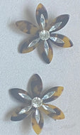 Brown Flower Earrings