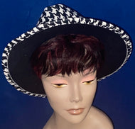 Vintage Houndstooth Hat