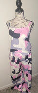Camouflage Print Women's Trouser and Top 