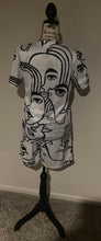 Load image into Gallery viewer, Casual Round Neck Print T-Shirt and Shorts
