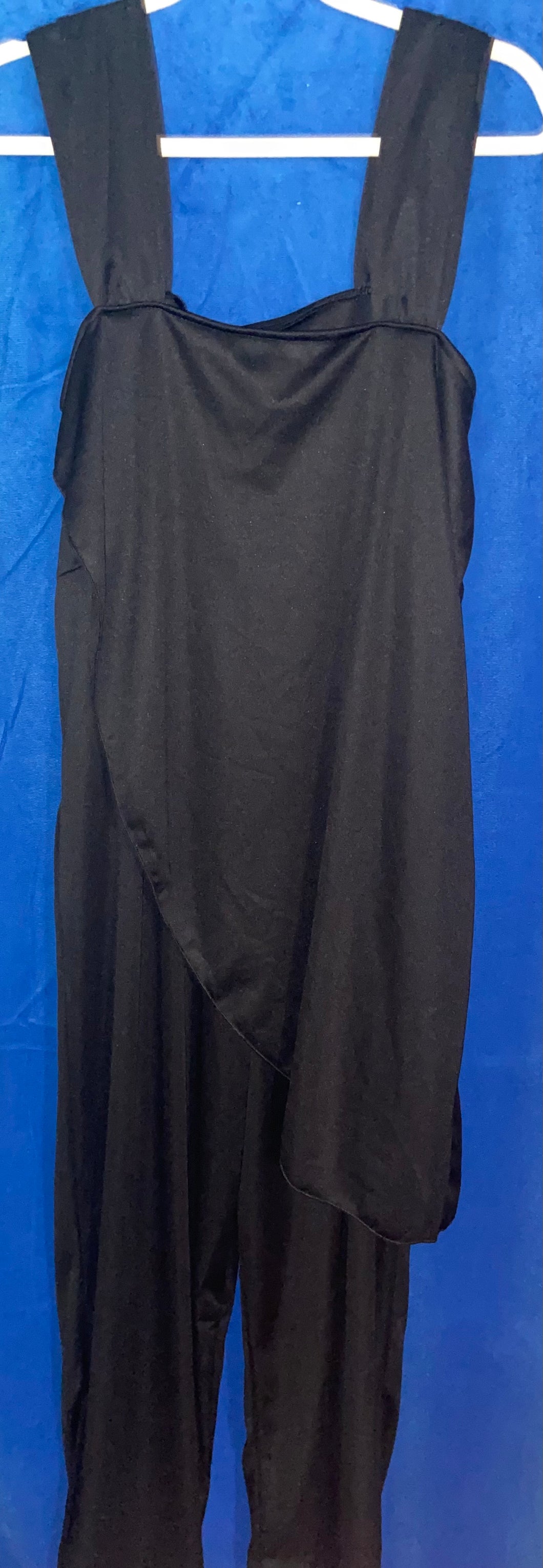 Black Ruffle Jumpsuit